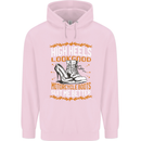 Female Biker Boots Funny Motorbike Childrens Kids Hoodie Light Pink