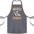 Female Biker Boots Funny Motorbike Cotton Apron 100% Organic Steel