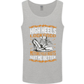 Female Biker Boots Funny Motorbike Mens Vest Tank Top Sports Grey