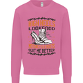 Female Biker Boots Funny Motorcycle Mens Sweatshirt Jumper Azalea