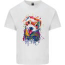 Ferret Watercolour Kids T-Shirt Childrens White