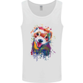 Ferret Watercolour Mens Vest Tank Top White