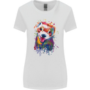 Ferret Watercolour Womens Wider Cut T-Shirt White