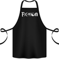 Fiction Funny Atheist Atheism Irreligious Cotton Apron 100% Organic Black