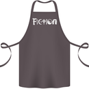 Fiction Funny Atheist Atheism Irreligious Cotton Apron 100% Organic Dark Grey