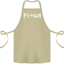 Fiction Funny Atheist Atheism Irreligious Cotton Apron 100% Organic Khaki