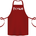 Fiction Funny Atheist Atheism Irreligious Cotton Apron 100% Organic Maroon