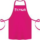 Fiction Funny Atheist Atheism Irreligious Cotton Apron 100% Organic Pink
