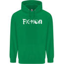 Fiction Funny Atheist Atheism Irreligious Mens 80% Cotton Hoodie Irish Green