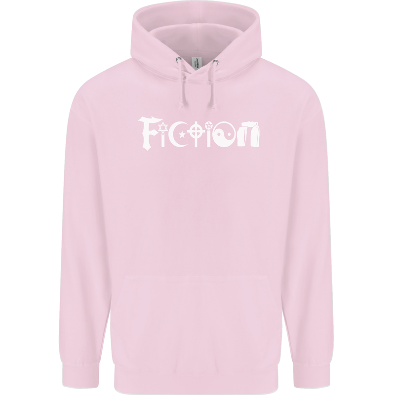 Fiction Funny Atheist Atheism Irreligious Mens 80% Cotton Hoodie Light Pink