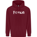 Fiction Funny Atheist Atheism Irreligious Mens 80% Cotton Hoodie Maroon
