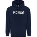 Fiction Funny Atheist Atheism Irreligious Mens 80% Cotton Hoodie Navy Blue