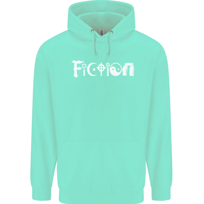 Fiction Funny Atheist Atheism Irreligious Mens 80% Cotton Hoodie Peppermint