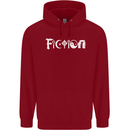 Fiction Funny Atheist Atheism Irreligious Mens 80% Cotton Hoodie Red