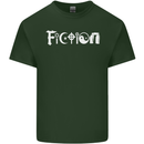 Fiction Funny Atheist Atheism Irreligious Mens Cotton T-Shirt Tee Top Forest Green