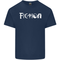 Fiction Funny Atheist Atheism Irreligious Mens Cotton T-Shirt Tee Top Navy Blue