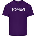 Fiction Funny Atheist Atheism Irreligious Mens Cotton T-Shirt Tee Top Purple