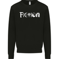 Fiction Funny Atheist Atheism Irreligious Mens Sweatshirt Jumper Black