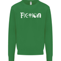 Fiction Funny Atheist Atheism Irreligious Mens Sweatshirt Jumper Irish Green