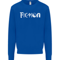 Fiction Funny Atheist Atheism Irreligious Mens Sweatshirt Jumper Royal Blue