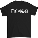 Fiction Funny Atheist Atheism Irreligious Mens T-Shirt Cotton Gildan Black
