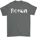 Fiction Funny Atheist Atheism Irreligious Mens T-Shirt Cotton Gildan Charcoal