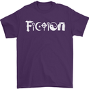Fiction Funny Atheist Atheism Irreligious Mens T-Shirt Cotton Gildan Purple