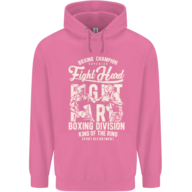 Fight Hard Boxing Boxer MMA Childrens Kids Hoodie Azalea