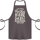Fight Hard Boxing Boxer MMA Cotton Apron 100% Organic Dark Grey