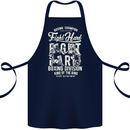 Fight Hard Boxing Boxer MMA Cotton Apron 100% Organic Navy Blue