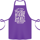 Fight Hard Boxing Boxer MMA Cotton Apron 100% Organic Purple