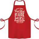 Fight Hard Boxing Boxer MMA Cotton Apron 100% Organic Red