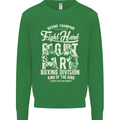 Fight Hard Boxing Boxer MMA Kids Sweatshirt Jumper Irish Green