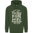 Fight Hard Boxing Boxer MMA Mens 80% Cotton Hoodie Forest Green