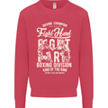 Fight Hard Boxing Boxer MMA Mens Sweatshirt Jumper Heliconia