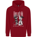 Fight Like You Died MMA Kenjutsu Kendo Iaido Childrens Kids Hoodie Red