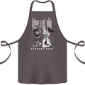 Fight Like You Died MMA Kenjutsu Kendo Iaido Cotton Apron 100% Organic Dark Grey