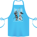 Fight Like You Died MMA Kenjutsu Kendo Iaido Cotton Apron 100% Organic Turquoise
