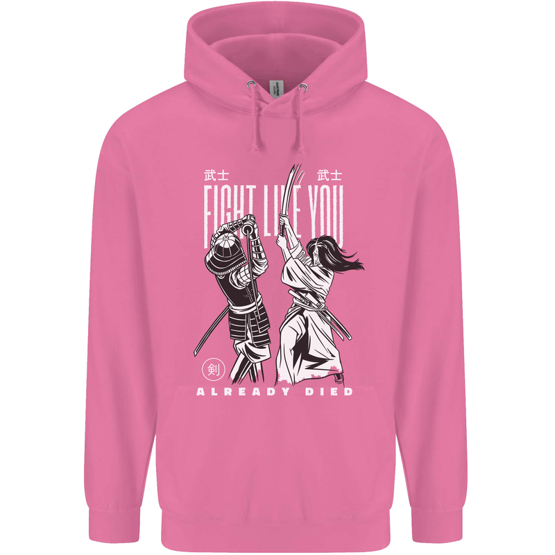 Fight Like You Died MMA Kenjutsu Kendo Iaido Mens 80% Cotton Hoodie Azelea