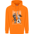 Fight Like You Died MMA Kenjutsu Kendo Iaido Mens 80% Cotton Hoodie Orange
