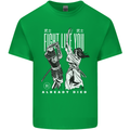 Fight Like You Died MMA Kenjutsu Kendo Iaido Mens Cotton T-Shirt Tee Top Irish Green