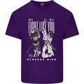 Fight Like You Died MMA Kenjutsu Kendo Iaido Mens Cotton T-Shirt Tee Top Purple