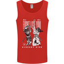 Fight Like You Died MMA Kenjutsu Kendo Iaido Mens Vest Tank Top Red