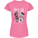 Fight Like You Died MMA Kenjutsu Kendo Iaido Womens Petite Cut T-Shirt Azalea