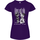 Fight Like You Died MMA Kenjutsu Kendo Iaido Womens Petite Cut T-Shirt Purple