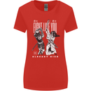 Fight Like You Died MMA Kenjutsu Kendo Iaido Womens Wider Cut T-Shirt Red