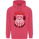 Fight Rage MMA Mixed Martial Arts Muay Thai Childrens Kids Hoodie Heliconia