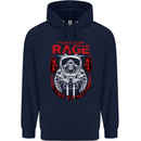 Fight Rage MMA Mixed Martial Arts Muay Thai Childrens Kids Hoodie Navy Blue