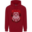 Fight Rage MMA Mixed Martial Arts Muay Thai Childrens Kids Hoodie Red