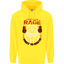 Fight Rage MMA Mixed Martial Arts Muay Thai Childrens Kids Hoodie Yellow